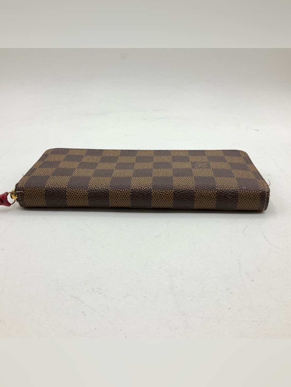 Louis Vuitton Damier Ebene Clemence Brown Zip Around Wallet - Picture 3 of 16
